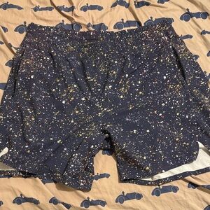 All in Motion Men's Speckled Athletic Shorts
